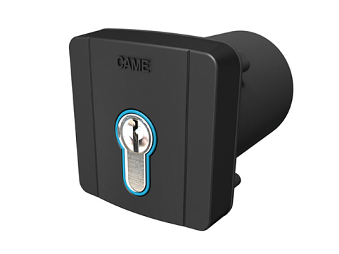 Купить Встраиваемый ключ-выключатель CAME SELD2FDG с цилиндром замка DIN и синей подсветко с доставкой и установкой в Семикаракорске