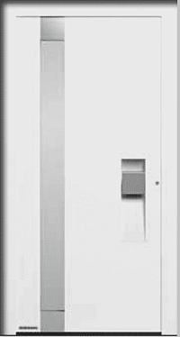 Двери входные алюминиевые ThermoCarbon Hormann - Мотив 306 в Семикаракорске